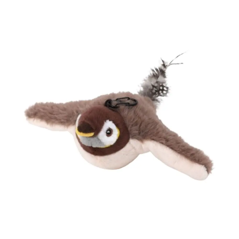 

Plush Interactive Cat Toys Colorful No Flying Flapping Bird Cat Toys 3 Modes Washable Cat Toys with Cat Mint Pet Products
