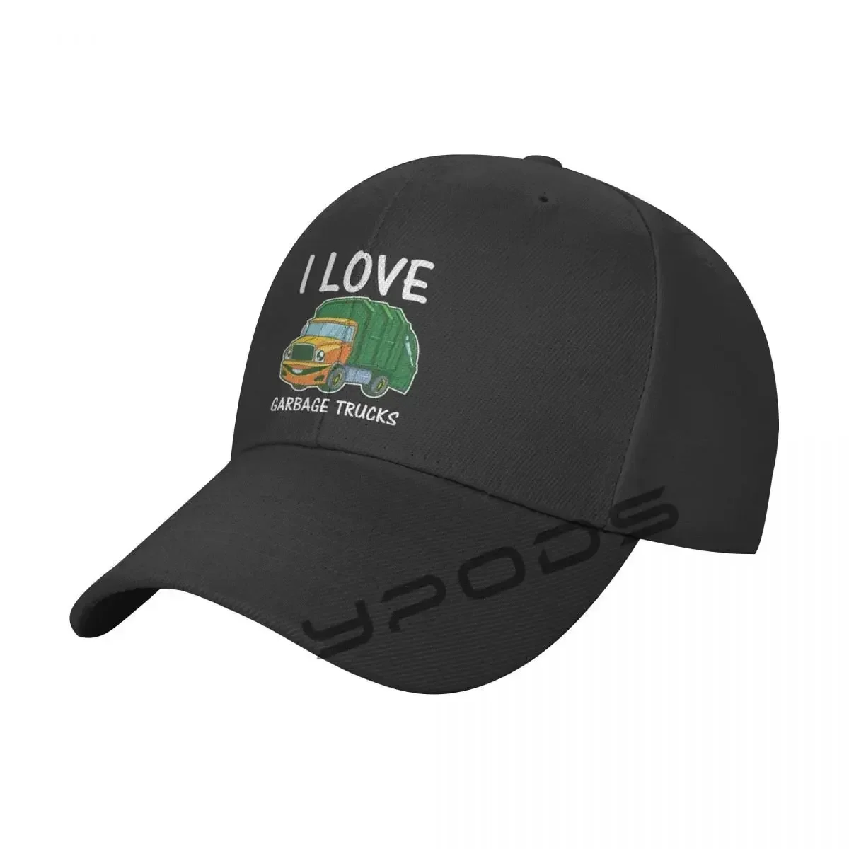 

I Love Trash Garbage Truck Baseball Caps For Men Women Hip Hop Breathable Dad Hats Fashion Hat Trucker Dropshipping
