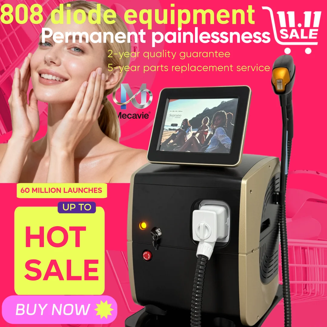 

808nm 4000W Diode Laser Hair Removal Machine for Permanent Painless Underarm & Body Care Depilation