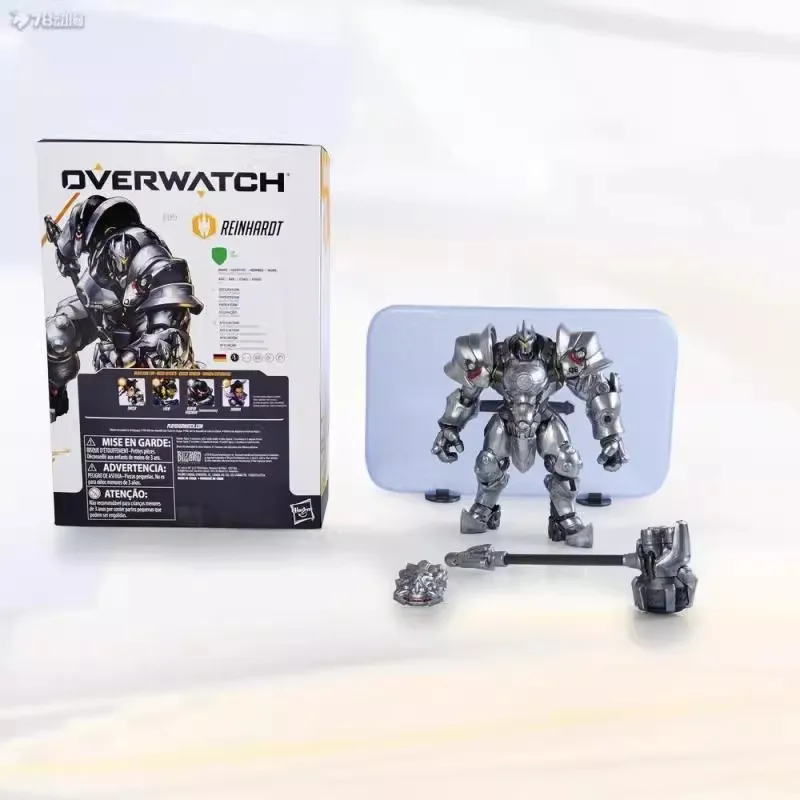 Genuine Overwatch Reinhardt 7.8-inch Collectible Movable Oversized Doll Model Toy Collection Gift in Stock