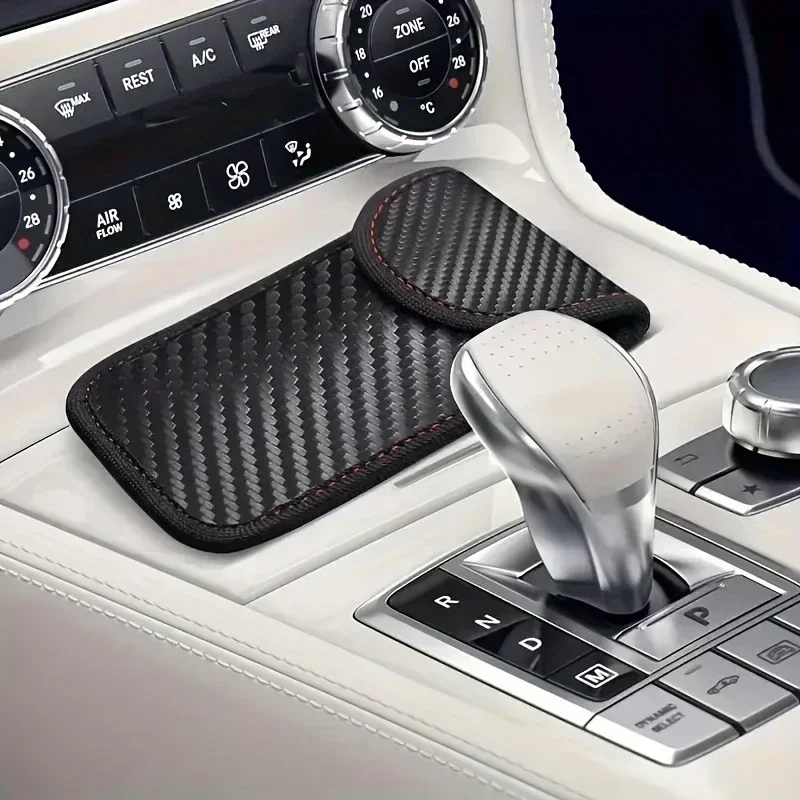 

Сумка для блокировки сигнала ключей от машины, автомобильный RFID-сигнал, защита для брелока, защита для клетки Фарадея