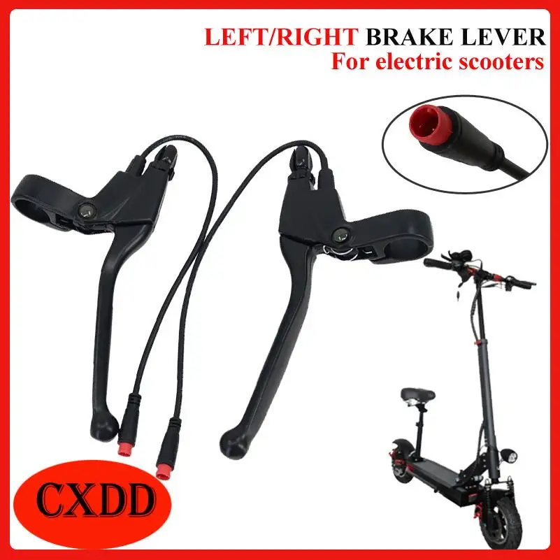 Aluminum Alloy Left/Right Brake Lever For KUGOO M4 / M4 Pro Electric Scooter Handle Replacement Accessory Parts