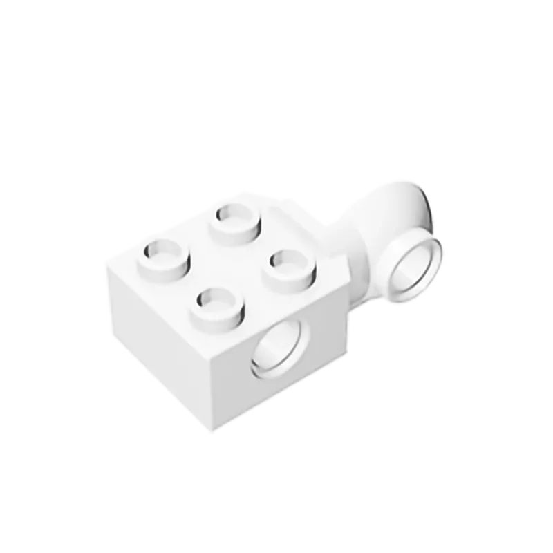 Gobricks GDS-1088 Technical, Brick Modified 2 x 2 with Pin Holes and Rotation Joint Ball Half  compatible with  lego 48171