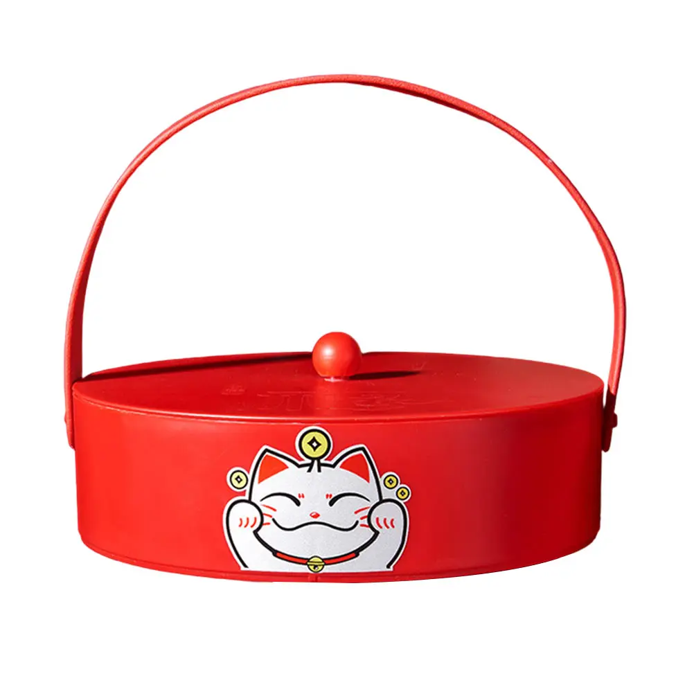 

Plate Multi grid Dried Fruit Box Snack Tray Food Storage Dessert Chinese Style Cookies Nut Serving Portable