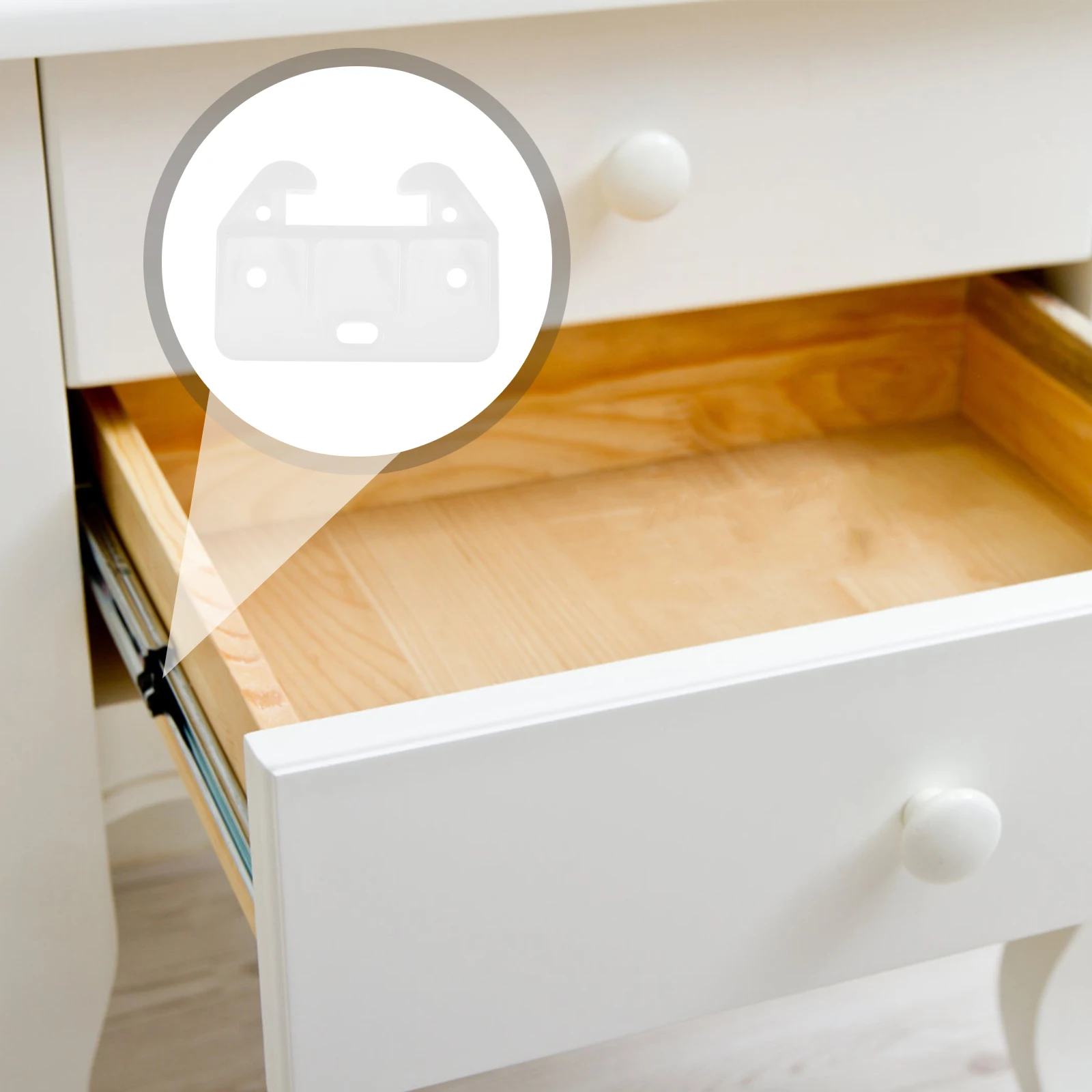 

12Pcs Stable Drawer Guides NonSlipping Furniture Bumpers Suitable For Various Occasions
