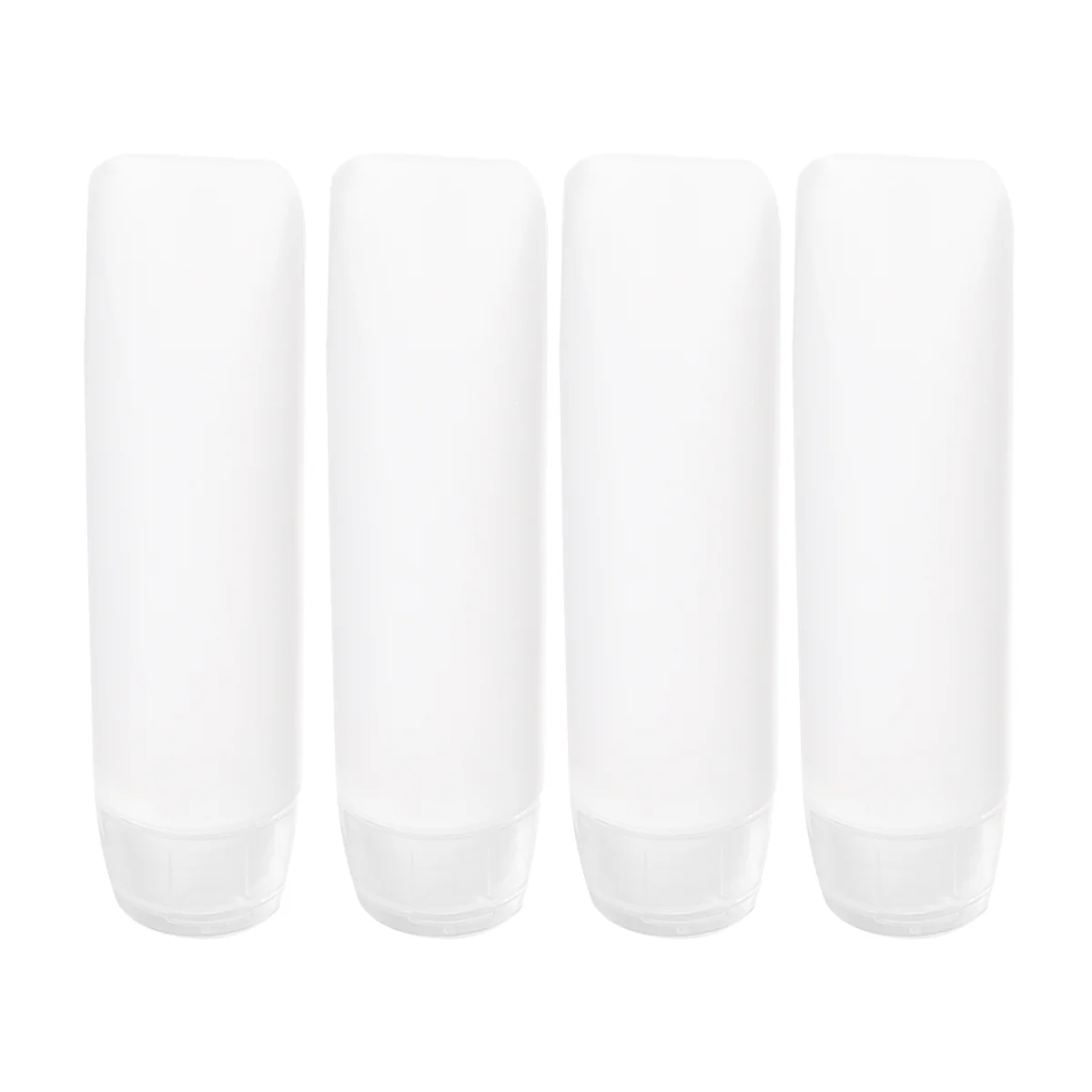 

4 Pcs Empty Bottle Cosmetics Tube Container Lotion Squeeze Bottles Pe Tubular