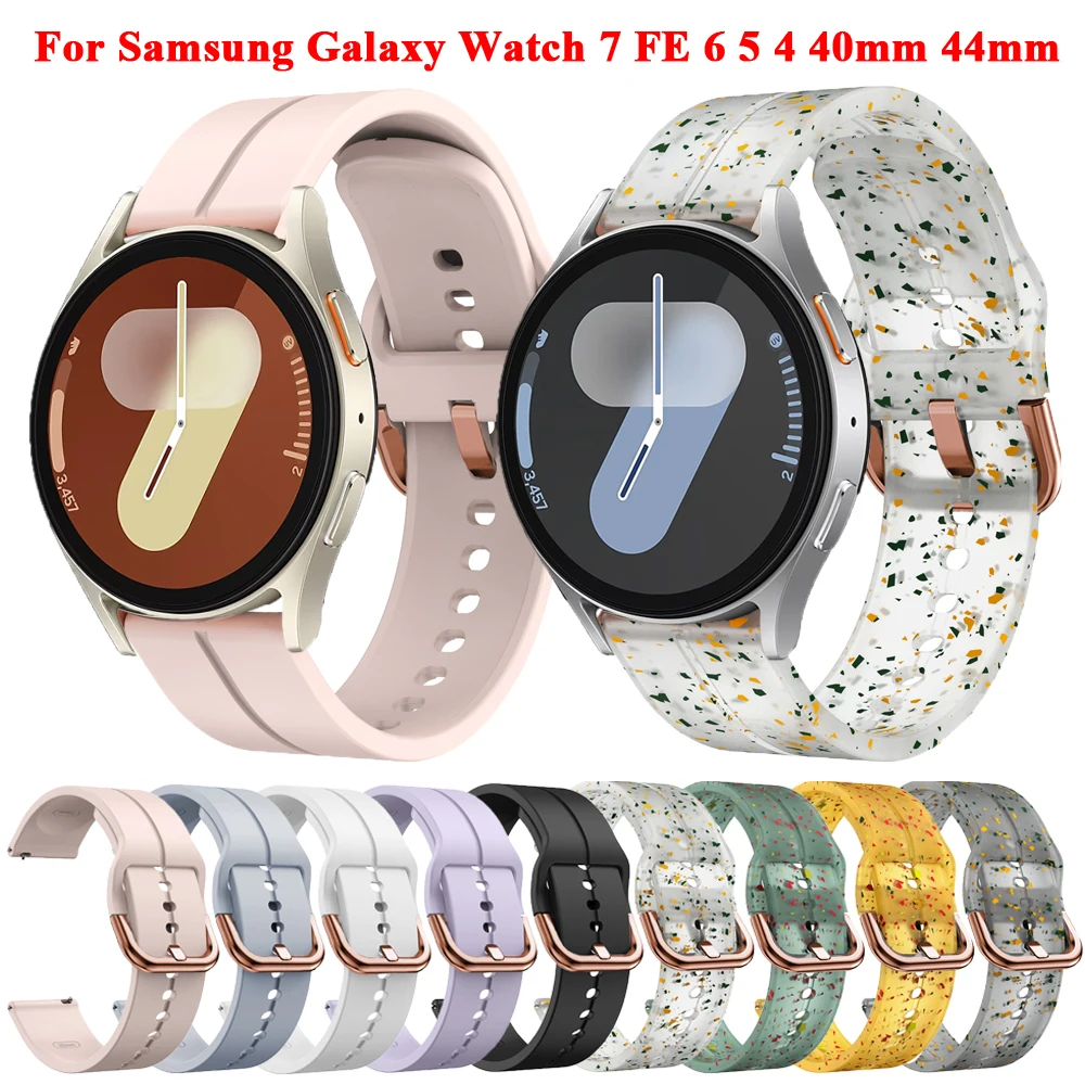 20 mm Handgelenkband für Samsung Galaxy Watch 7 FE 6 5 4 40 mm 44 mm Armband-Armband für Galaxy Watch6 Classic 47 m 43 mm Riemen