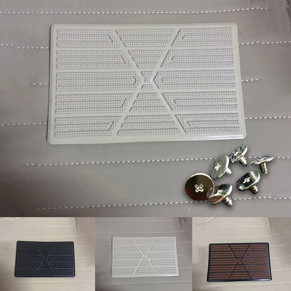 23x15cm Car Anti-skid Floor Pad PVC Pedal Plate Foot Heel Scuff Plate Universal Auto Cover Mat Non-slip Carpet Patch