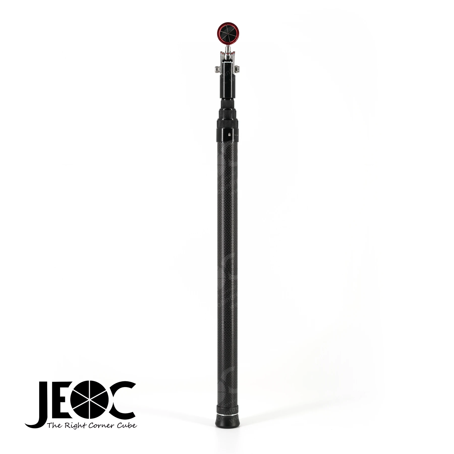 JEOC J-70Ex 0mm Offset Carbon Fiber Stick Prism, Mini Reflector with Telescopic Pole, Replacement of Myzox M-700S