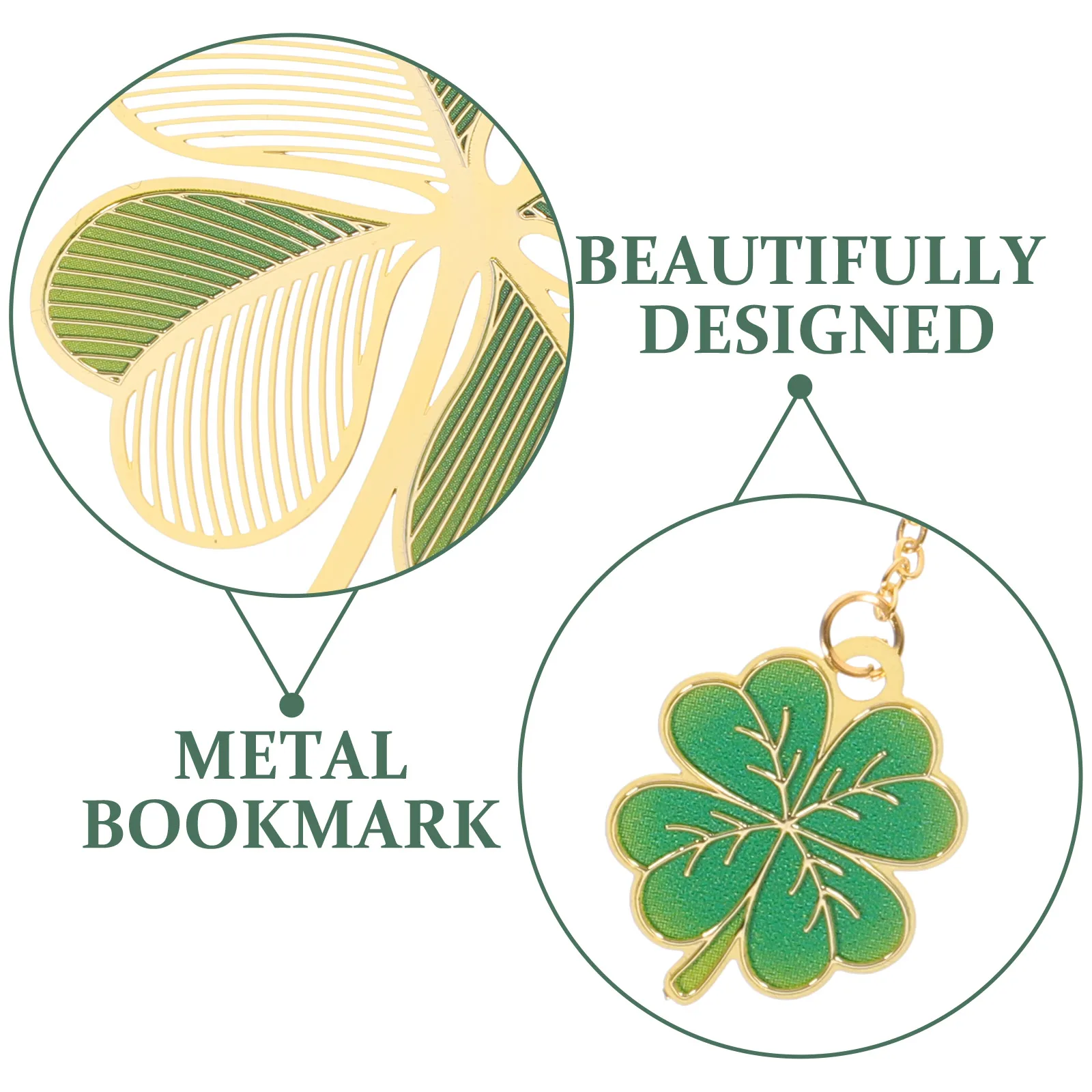 

Brass Bookmarks Metal Chinese Style Vintage Pendant Page Marker Chain Reusable Unique Gift For Students Lightweight