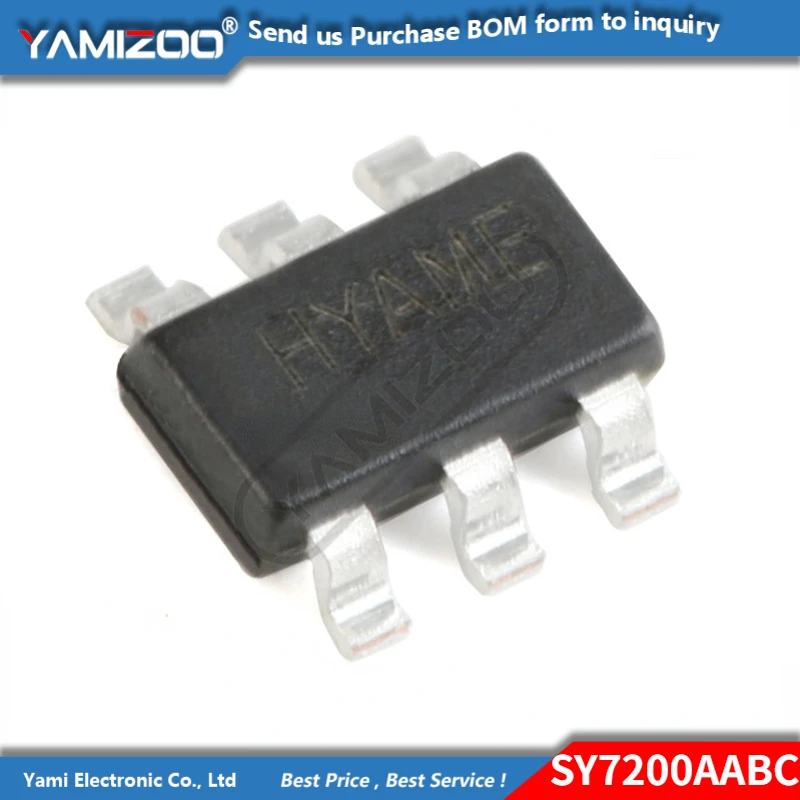 10pcs SY7200AABC SOT23-6 SY7200 SOT23 SY7200A SOT SOT23-6 SY7208ABC SY7208A SY7208 SY6280AAC SY6280A SY6280