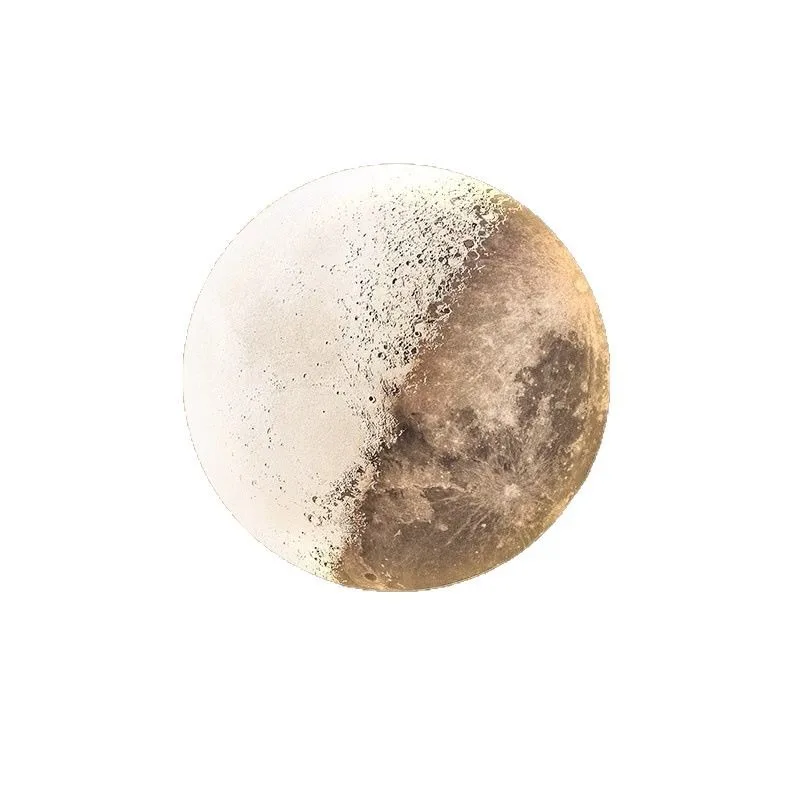 New moon wall lamp entrance decorative painting, light luxury high-end corridor aisle  painting high-end living room