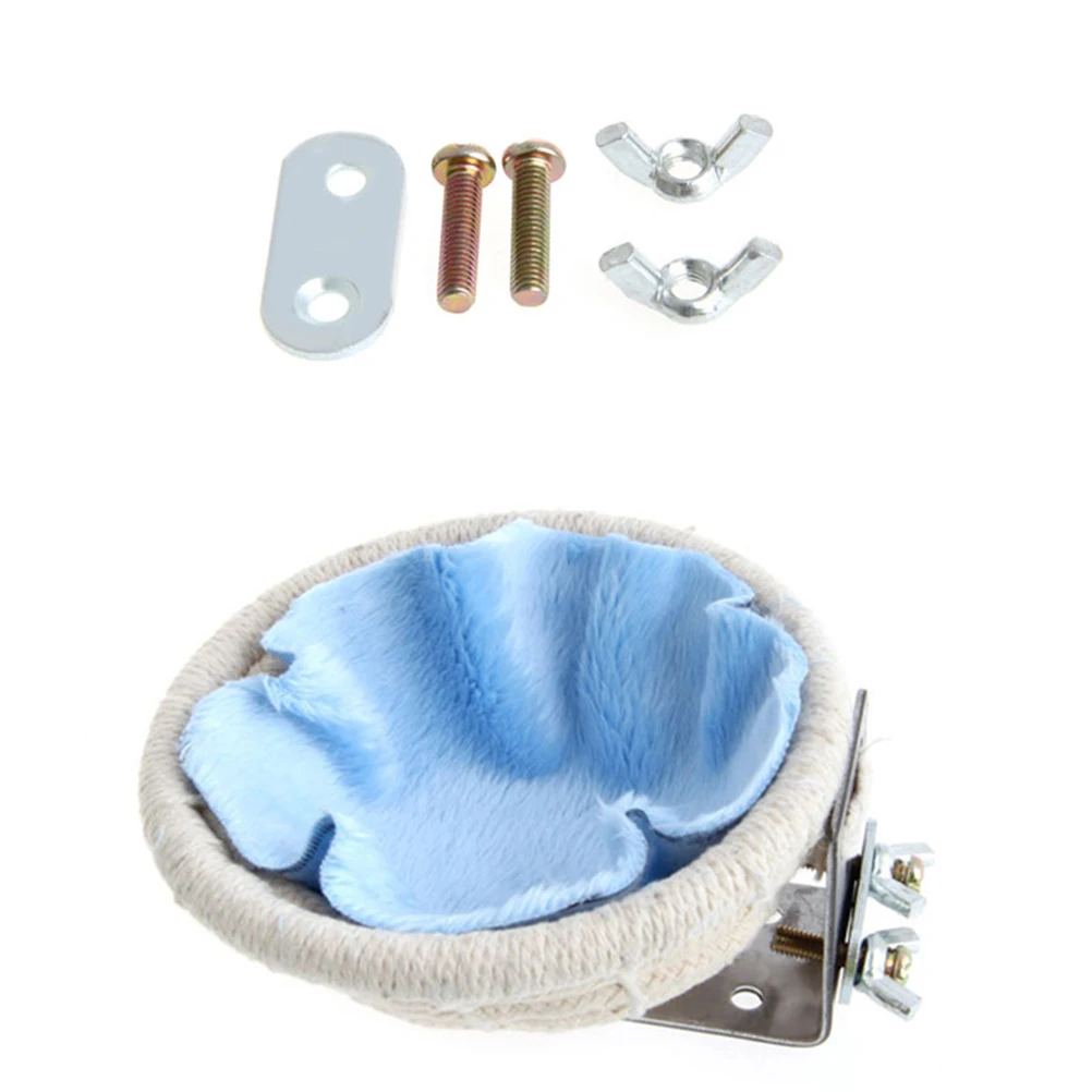 

Nest for Small Parrots Durable Hemp Rope Breeding Nesting Box Hatching Hut Stress Relief Bird Nesting Cave for Birds