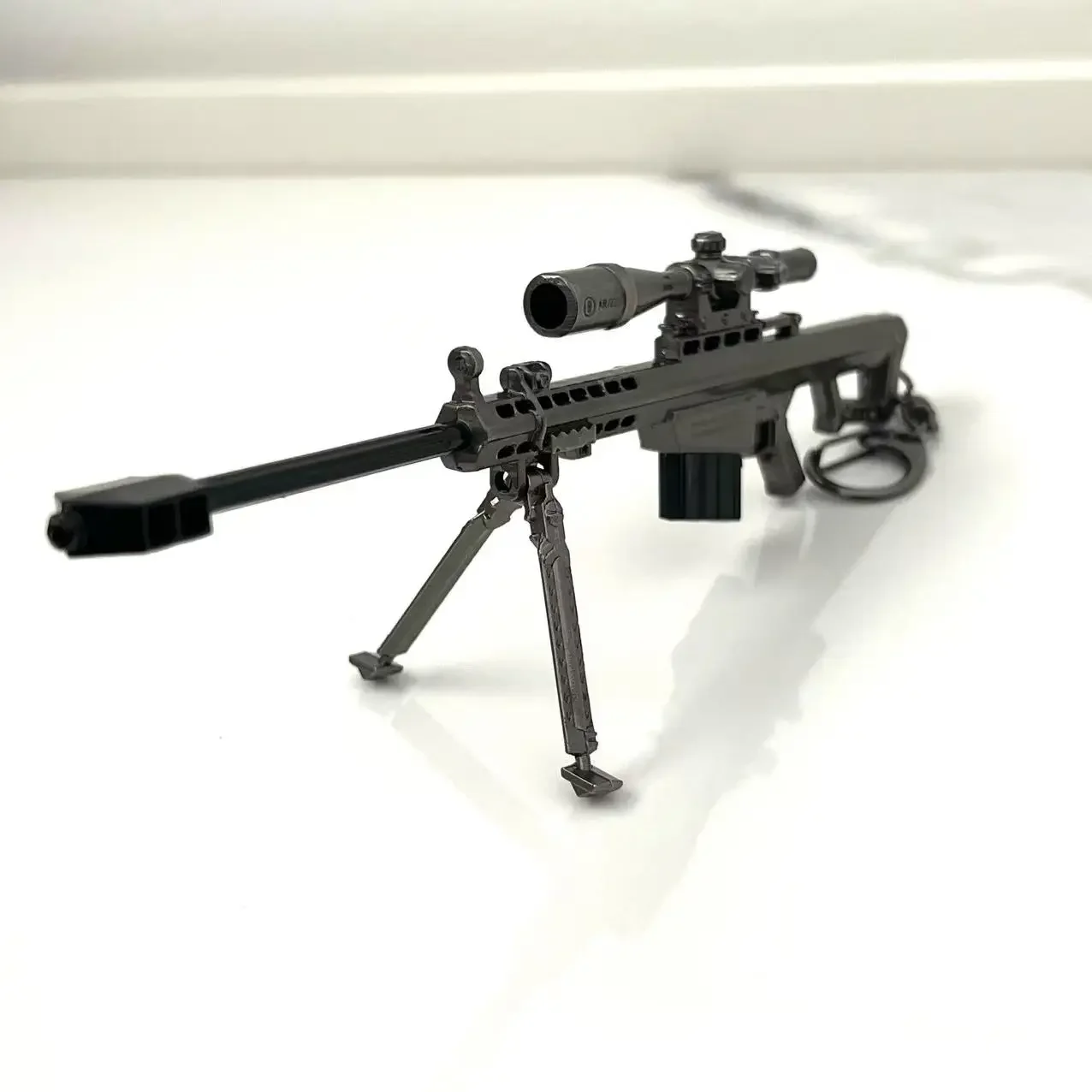 ปืนไรเฟิล Sniper รุ่น 17 ซม.โลหะผสม CRAFT MINI Barrett ปืนพก PUBG Jedi ปืนของเล่น Fidget ของเล่น Study Office เครื่องประดับ