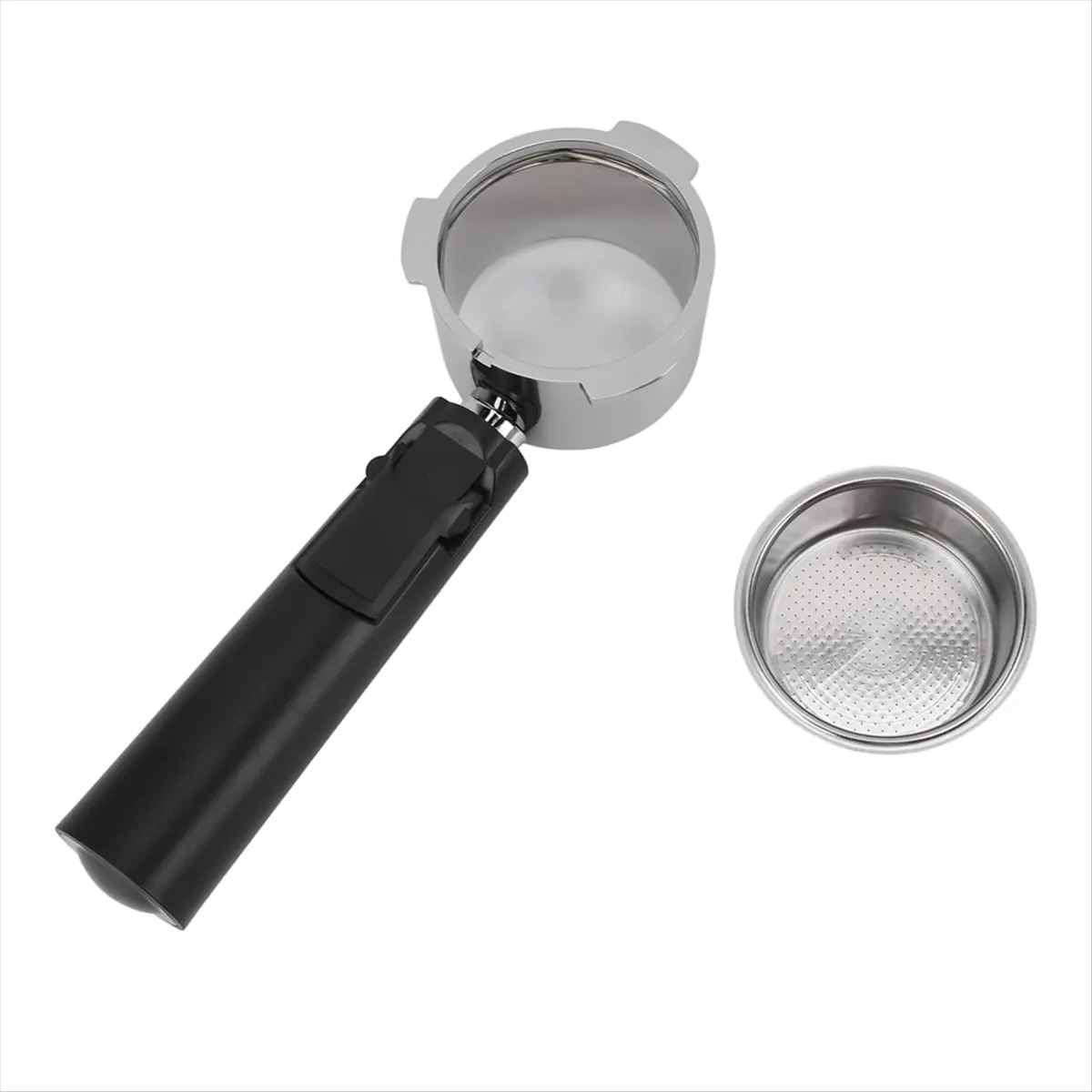 

Портафильтр для кофе A36R из алюминиевого сплава, бездонный портафильтр для извлечения кофе 51 мм для различных кофемашин