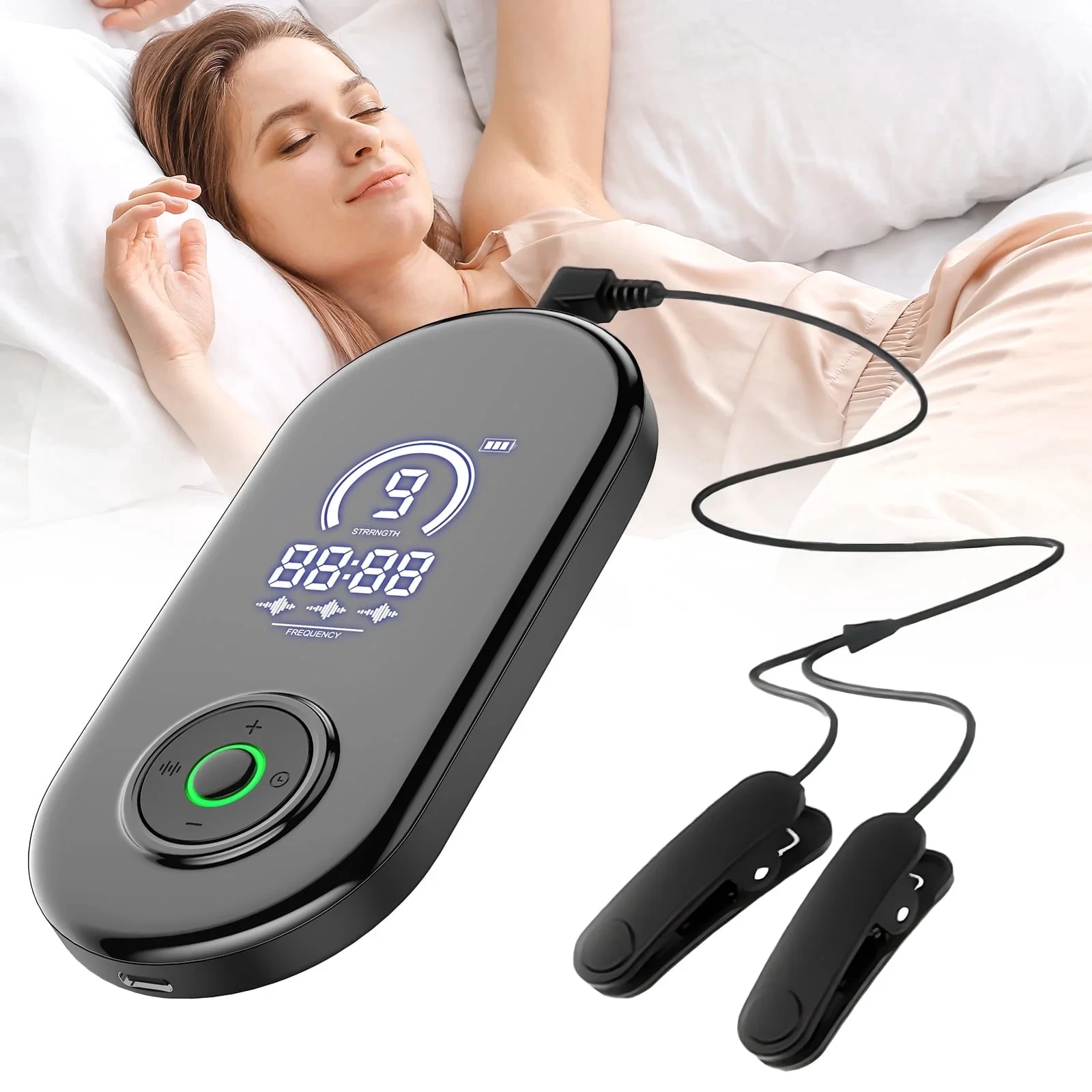 Sleep Device Portable Vagus Nerve Stimulator for Relaxation, Calmness, Daily Balance and Personal Well-Being