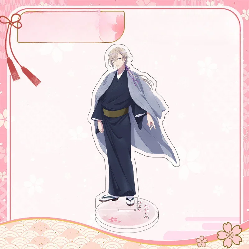 كارتون أنيمي سعادة الزواج حامل أرقام Saimori Miyo Kudō Kiyoka الاكريليك الدائمة نموذج لوحة زخارف مكتب تأثيري هدية