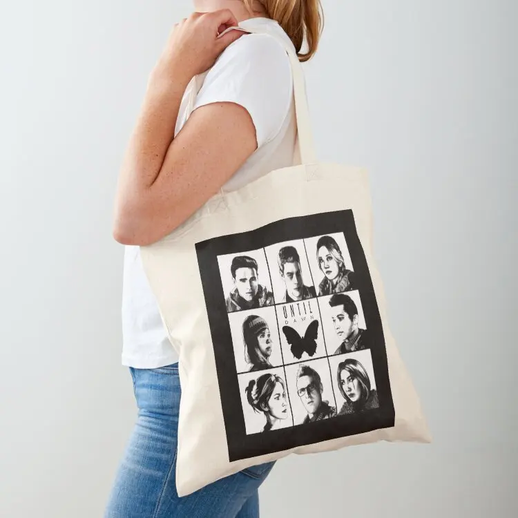 

Until dawn - main characters Tote Bag Custom bag Shopper bag cloth woman Fabric