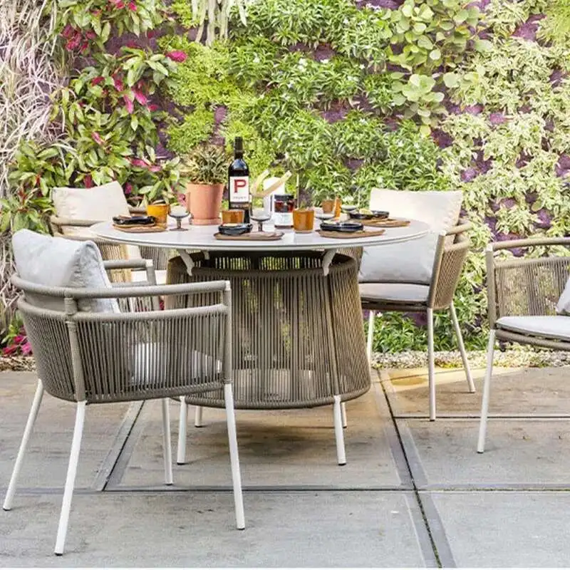 Quality Minimalist Garden Sets Veranda Gazebo Alfresco Lounge Patio Set Part Sun-proof Meble Ogrodowe Garden Furniture Outdoor