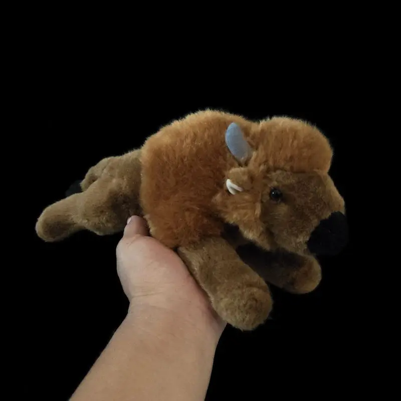 

L23 см реалистичный милый детский буйвол плюшевая игрушка детская кукла яка детский подарок на день рождения для девочек