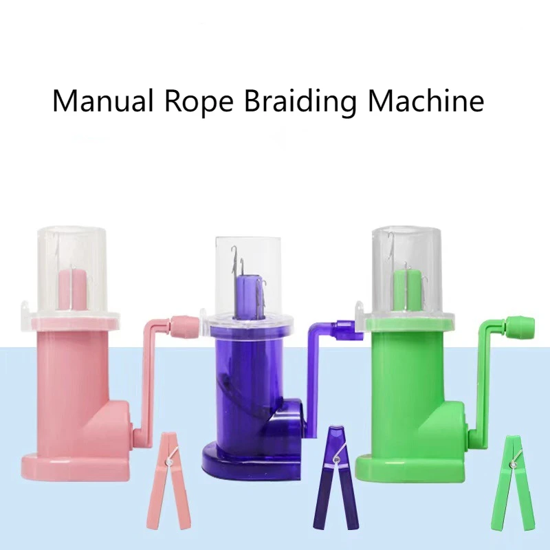 

DIY hand crank rope braider home handmade rope braiding machine weaving necklace bracelet jewellery tool winding tool