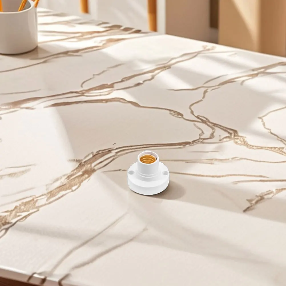 

10Pcs Round Lamp Socket Small Screw Base Light Bulb Holder Replacement for Ceiling Pendant Wall Lamps E14 Versatile Lighting