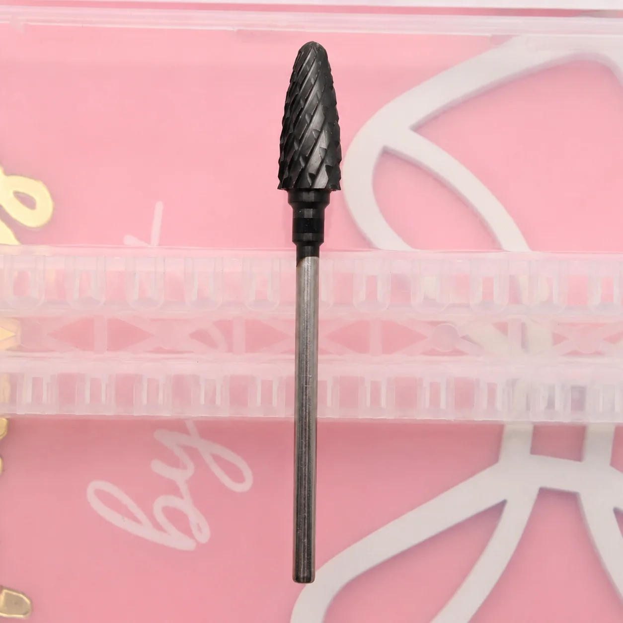1Pc Black Coated Tungsten Carbide Nail Drill Bit 3/32