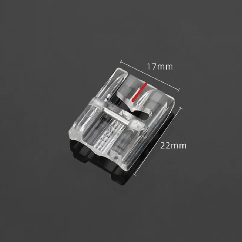 Household Sewing Machine Transparent Large Flanging Presser Foot Fits For PFAFF Sewing Machine Parts#820532096