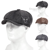 TRIUMPH Logo Men Retro Beret British Hat Wool Blend Vintage Herringbone Tweed Men Casual Newsboy Hat Flat Cap For TRIUMPH SPEED