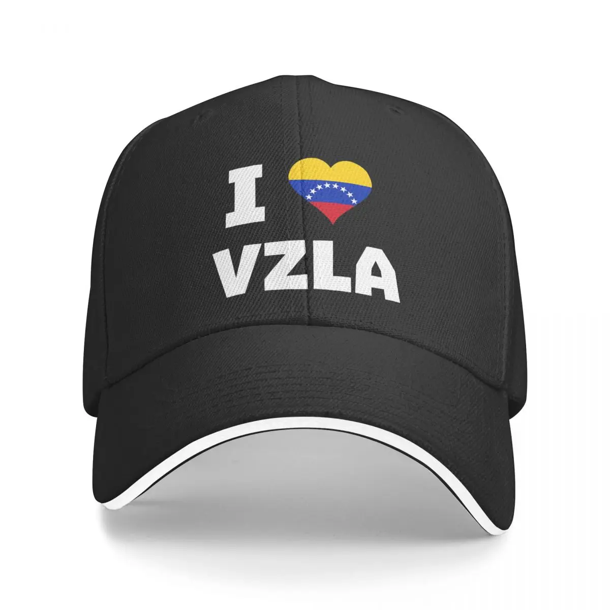 Vintage I Love VZLA Camiseta Bandera Corazon Venezuela Baseball Caps Activities Snapback Hat Unisex Hats