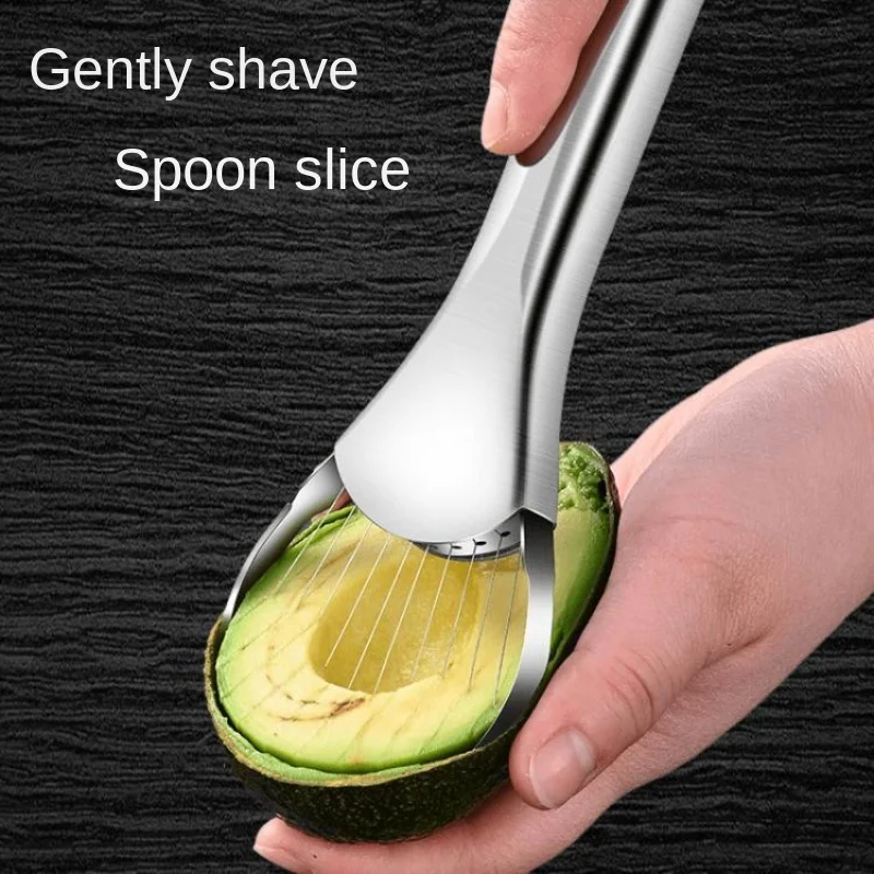 Avocado Knife Gadget Stainless Steel Cutter Kitchen Gadgets Fruit Cutting Artifact All for Kitchen and Home Dragon Fruit Slices