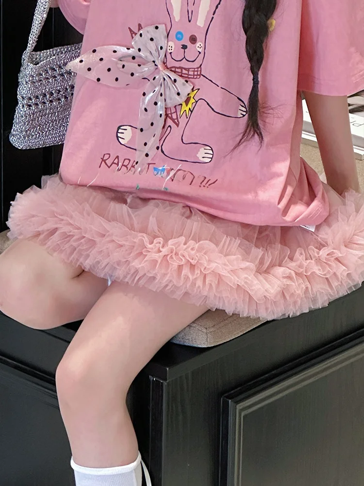 ballet-sle-girls-f-skirt-puffy-summer-new-arrival-children's-dr-cake-skirt-aiza-basic-brand-korean-sle-ort-skirt