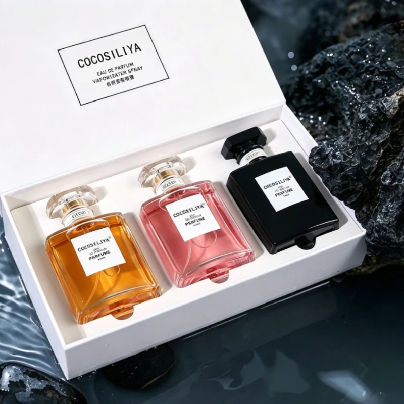 

Women’s Perfume Set 50ml×3 - Long Lasting Fragrance with Floral Spicy & Woody Oriental Scents for All-Day Freshness