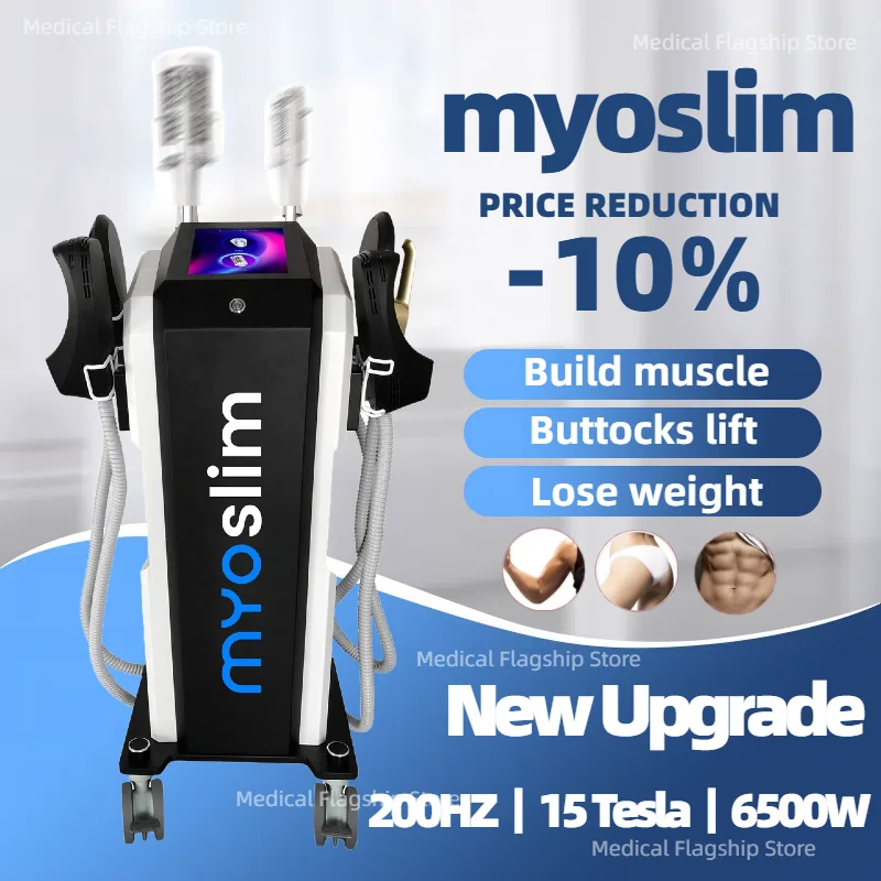 

Machines 15 Tesla Professional 6500w Portable NEO Body Slimming Nova Rf Mini Muscle myoslim Electromagnetic Stimulate Hiemt Pro