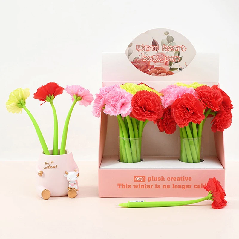 1 Piece Kawaii Flower Pen Stationery Creative Sweet Pretty Lovely Soft Gel Pen