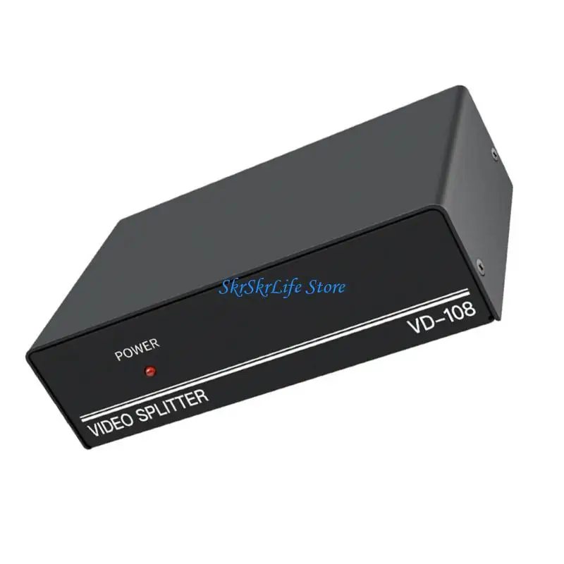 

E65E Quality Metal BNC Video Splitter Video Distribution Delivers Clear Signals