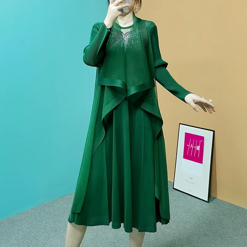 Many Color Casual Pleated T-shirt Women Irregular Design Loose Solid Color Pullover Tops Versatile 2025 New  AL8161