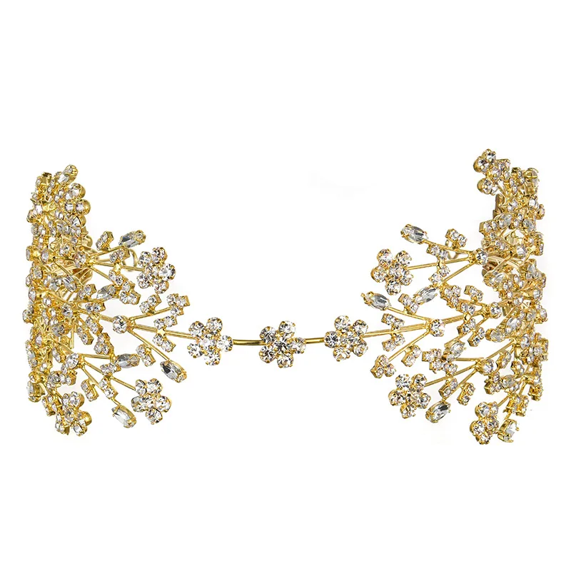 Bridal Headbands For Wedding Cubic Zirconia Bride Tiara Headdress Prom Party Hair Jewelry Accessories Hairbands Women Headpieces