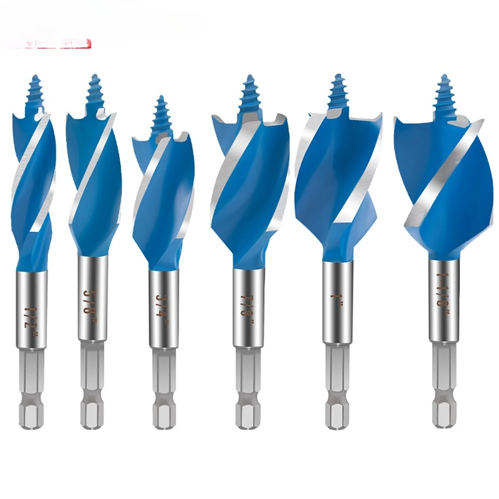 

New product: Luozuan 6PC head door lock hole opener door lock woodworking hole drilling bit hole opener