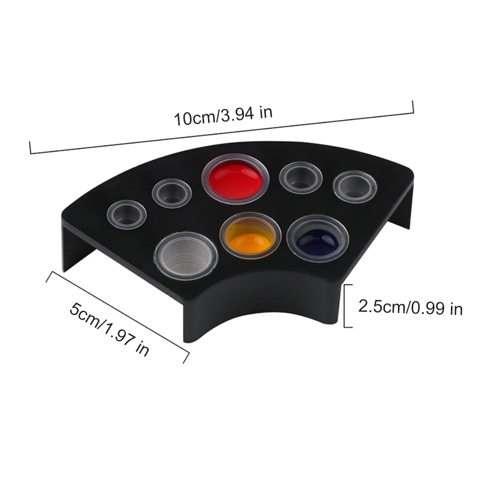 7/8/21 löcher Tattoo Ink Cup Halter Stehen Tattoo Werkzeug Pigment Container Make-Up Zubehör für Körper Kunst Tattoo liefert – Detail 8