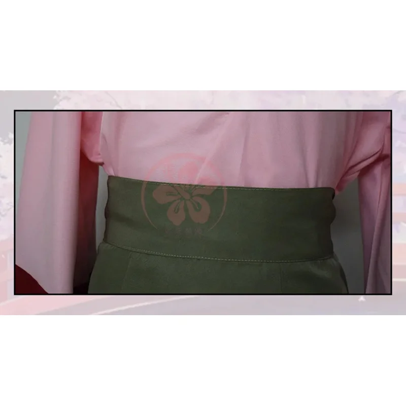 Anime InuYasha Sango Kimono Cosplay Costume Women Girls Japanese InuYasha Sango Kimon COS Halloween Carnival Clothing