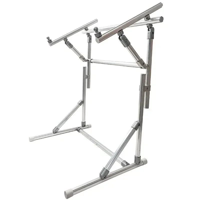 

Upgraded version of floor stand with telescopic adjustment aluminum alloy embroidery frame tension frame