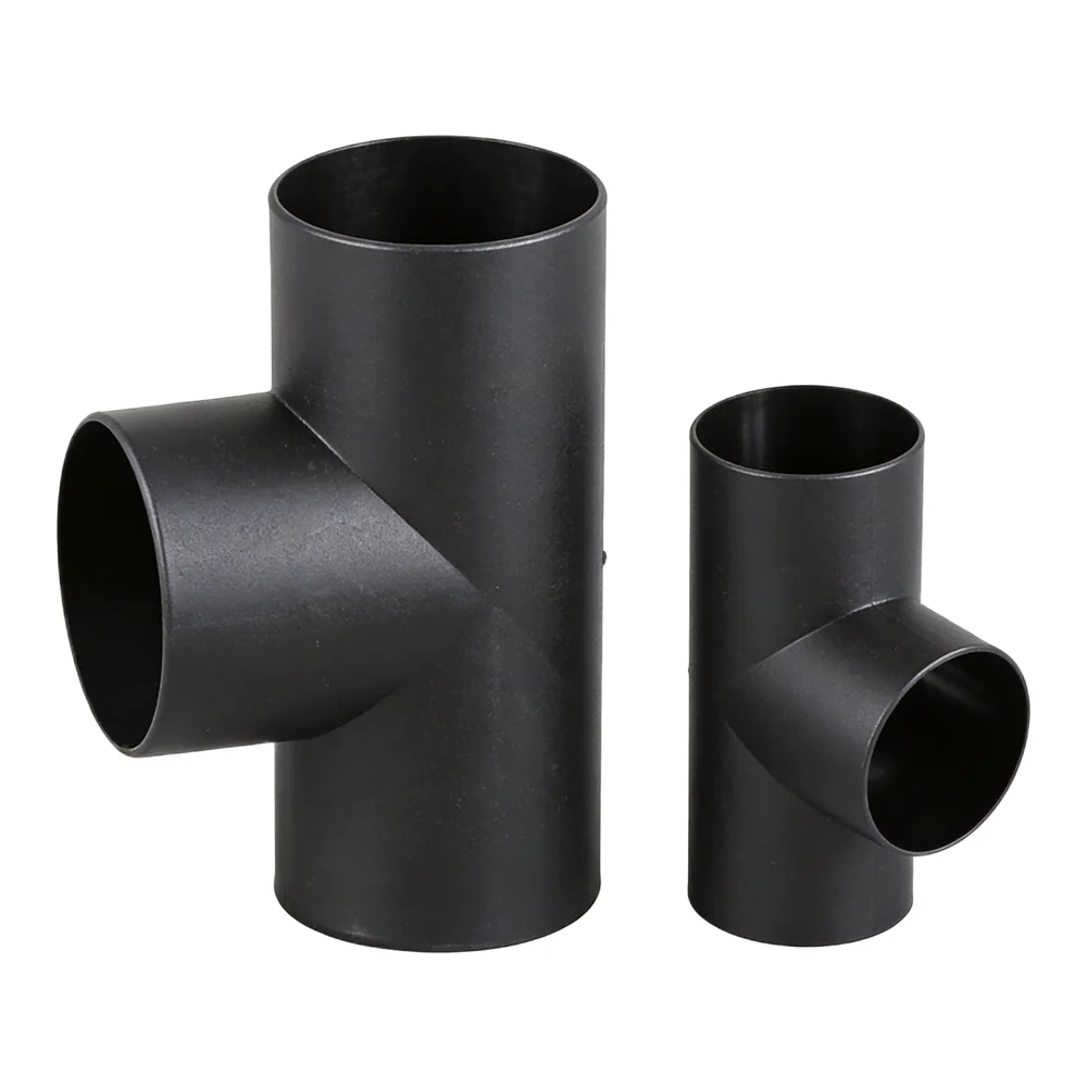 T Piece Outlet Connector 1 Piece 60mm Controlled Air Flow Plastic for versatile Installation Elegant Design T Piece