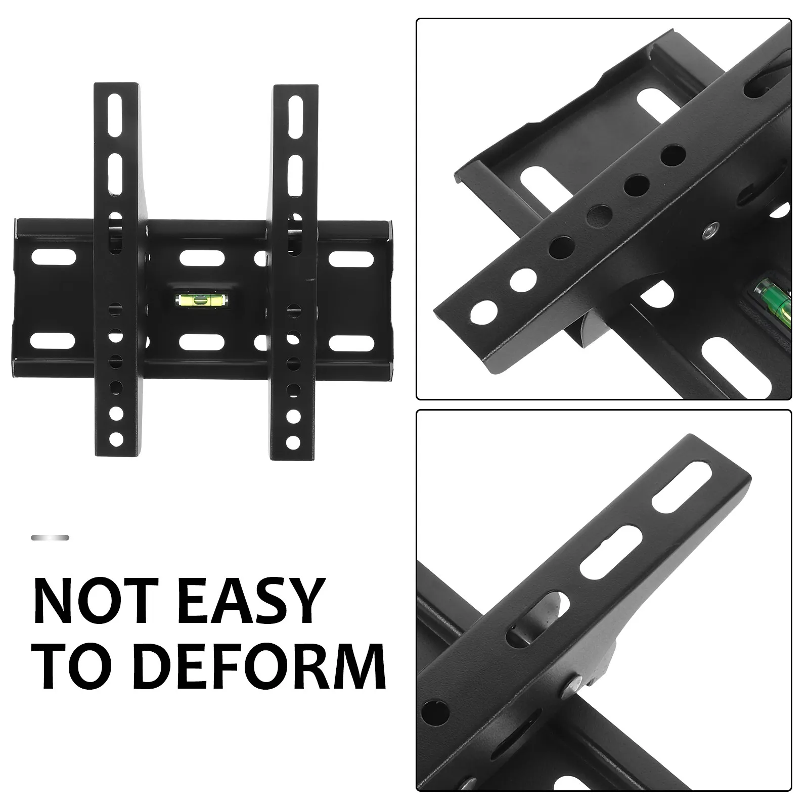 

Настенный кронштейн 15-42 дюйма, универсальное крепление, прочный железный, регулируемый угол обзора, экономия места, простая установка для
