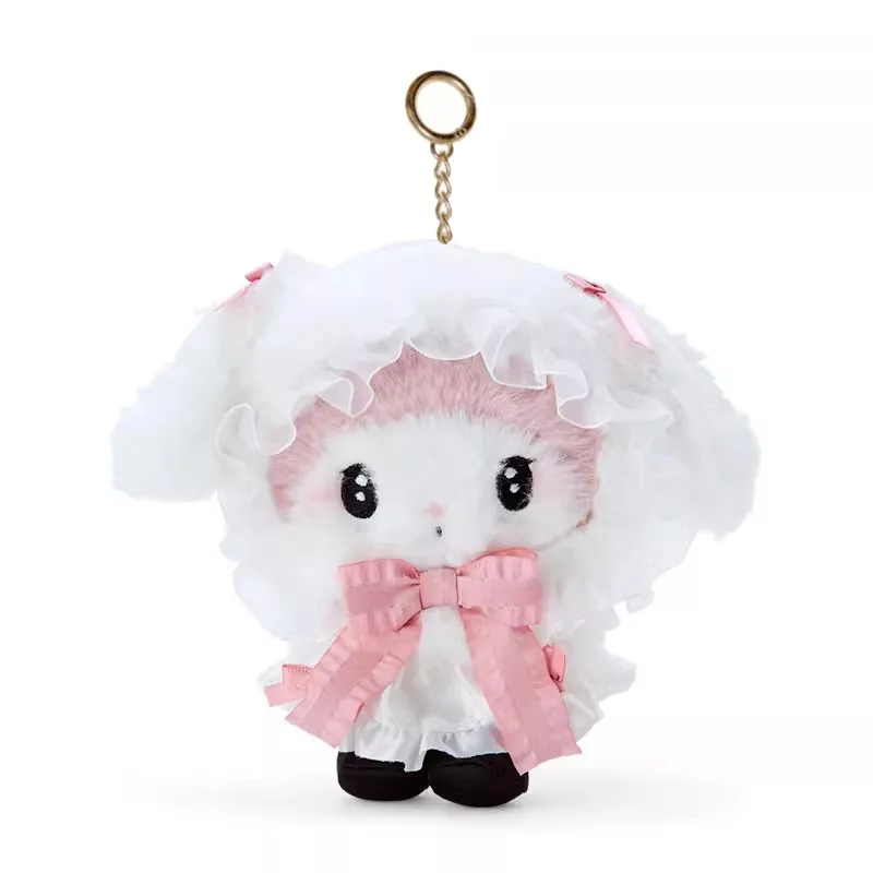 Cartoon Cute Sanrio Wedding Dress Series Plush Backpack Pendant Girl Heart Holiday Gift Anime Peripheral Melody Couple Keychain