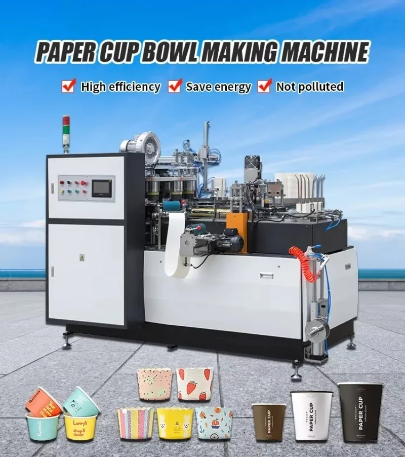 Disposable Paper Plates and Cups Making Machine Single Turn Plate Paper Cup Making Machine Disposable Paper Plate Making Machine