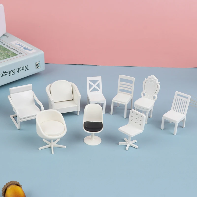 1Pc 1:20 casa delle bambole mobili in miniatura sedia divano sgabello modello casa delle bambole Decor Toy