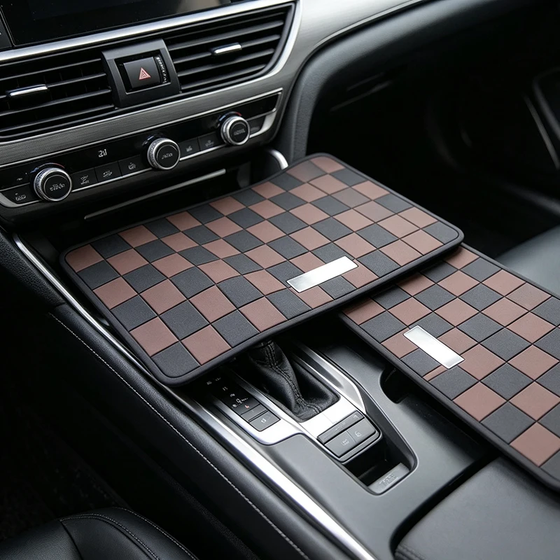 28*15cm Car Dashboard Anti-slip Mat PVC Mobile Phone Navigator Car Mat Car Interior Fixed Key Mobile Phone Anti-Slip Mat