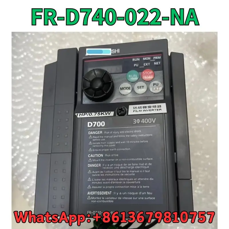 

Used Frequency converter FR-D740-022-NA test OK Fast Shipping