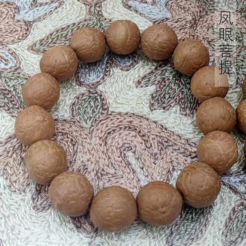 Phoenix Eye Bodhi Single-Strand Bracelet, Ethnic Style Prayer Beads for Men and Women, Decorative Artistic Jewelry